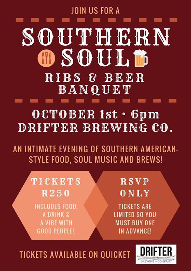 Book tickets for Southern Soul Ribs & Beer Banquet